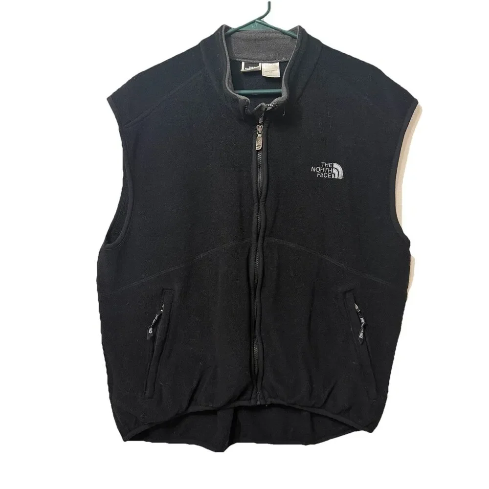VTG 90s The North Face Men’s Polartec Fleece Vest Embroidered Logo Large